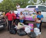Llevan ayuda a familias de comunidades ejidales