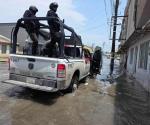 Guardia Estatal activa el Plan Tamaulipas por fuertes lluvias en Matamoros