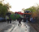 Una mujer muerta y dos heridos deja carreterazo sobre la Tampico-Valles