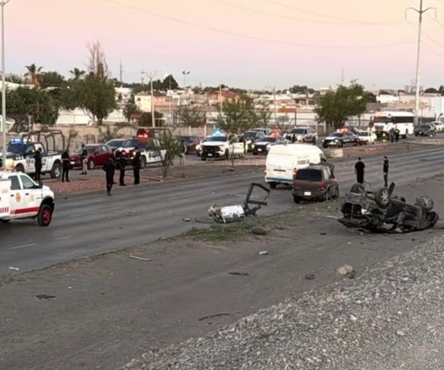 Accidente fatal en Ciudad Juárez tras persecución Accidente fatal en Ciudad Juárez tras persecución