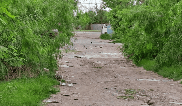 Permanecen vialidades intransitables en la Colonia Zedillo de Reynosa