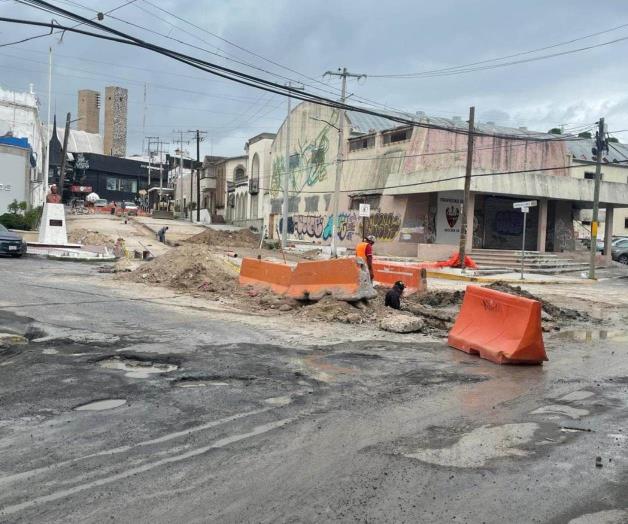 Causan molestias obras en el Centro de Reynosa Causan molestias obras en el Centro de Reynosa