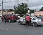 Acude por su visa y le chocan deportivo en Bulevar Morelos de Reynosa