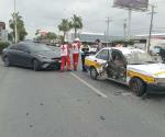 Encontronazo en bulevar Morelos