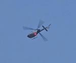 Sobrevuela helicóptero del CBP en Río Bravo