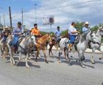 Realizan cabalgata y celebración a pequeños en Reynosa