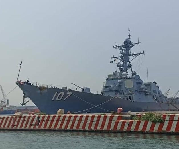 Llegada del USS Gravely al puerto de Veracruz Llegada del USS Gravely al puerto de Veracruz