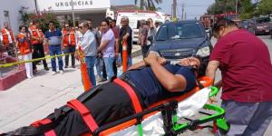 Participa hospital en simulacro nacional 2025: Afinan atención  de contingencias