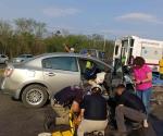 Hombre fallece en choque volcadura en Montemorelos