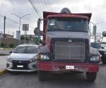 Choque y caos en Carretera a Monterrey