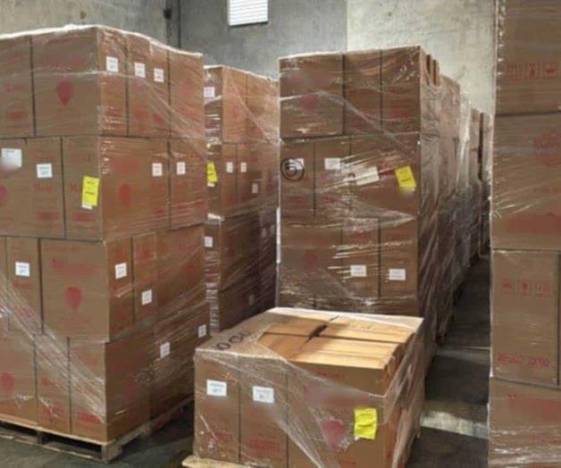 Incautan 729 mil d&oacute;lares en cigarrillos falsificados