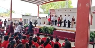 El gobernador de Tamaulipas Américo Villarreal arranca con la Primera Semana Nacional de Vacunación en Cd Victoria,