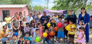Festejo del Día del Niño en Comunidades Rurales de Reynosa
