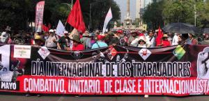 Marchas sindicales en la CDMX por el Día del Trabajo 2025