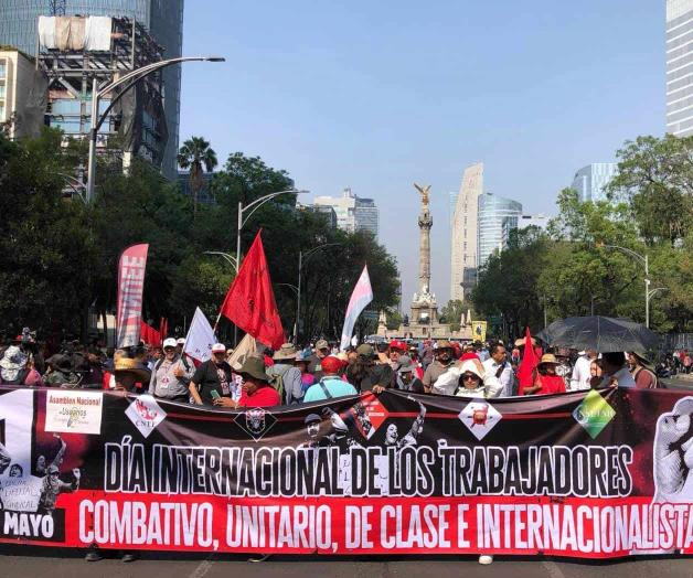 Marchas sindicales en la CDMX por el Día del Trabajo 2025 Marchas sindicales en la CDMX por el Día del Trabajo 2025