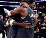 Avanzan Timberwolves a segunda ronda sobre Lakers