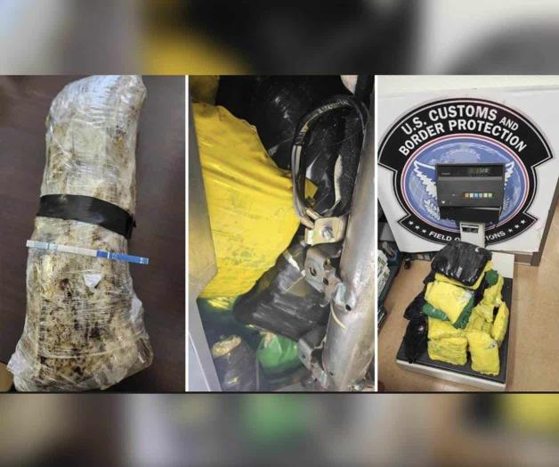 Incautan oficiales de CBP fentanilo y metanfetamina