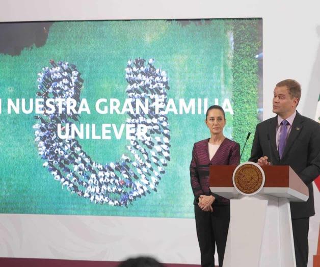 Anuncia Unilever inversión de 30 mil millones de pesos Anuncia Unilever inversión de 30 mil millones de pesos