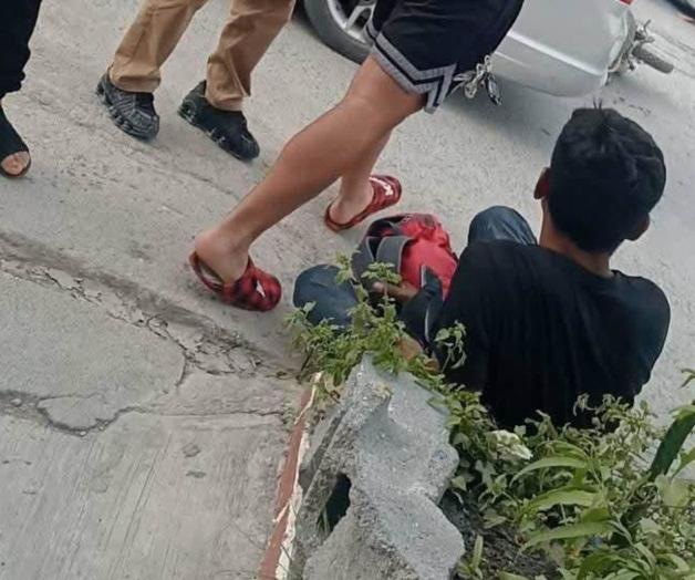Motociclista atropellado por jugar arrancones Motociclista atropellado por jugar arrancones