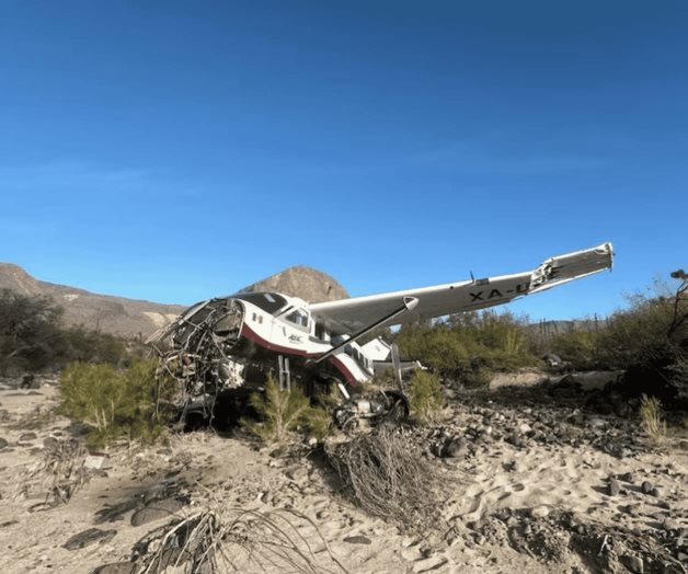 Se desploma avioneta al norte de Baja California Sur Se desploma avioneta al norte de Baja California Sur