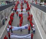 Desfile del Día del Trabajo en Reynosa: Exigen obreros mejores condiciones