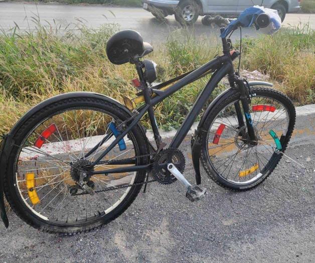 Ciclista embestido Ciclista embestido
