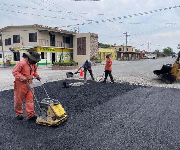 Refuerzan bacheo en San Fernando Refuerzan bacheo en San Fernando