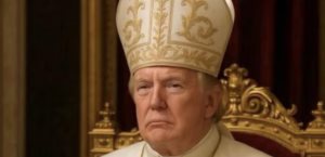 Trump bromea con ser Papa y difunde imagen generada con IA