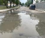 Fuga de aguas negras en la Colonia Cumbres de Reynosa