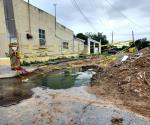 Desperdician agua en fuga de potable en Reynosa