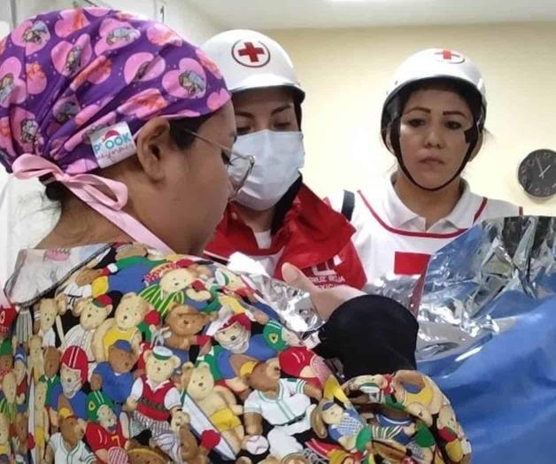 Bebé es abandonada dentro de bolsa de plástico en baño de negocio en Escobedo Bebé es abandonada dentro de bolsa de plástico en baño de negocio en Escobedo