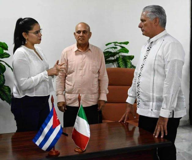 Acuerdan colaboración Morena y Partido Comunista de Cuba Acuerdan colaboración Morena y Partido Comunista de Cuba