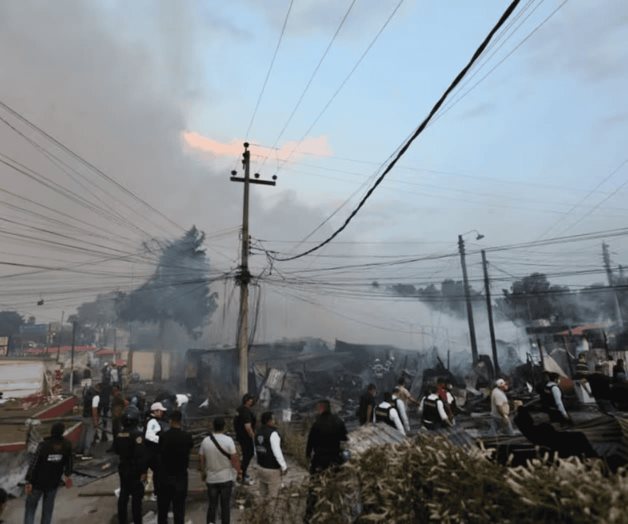 Un corto circuito habría generado incendio en campamento Un corto circuito habría generado incendio en campamento