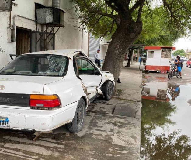 Fuerte choque en zona centro