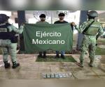 Aseguran federales armas y dinero en efectivo en Reynosa y Miguel Alemán