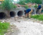 Ante el  arribo de Huracanes: Limpia municipio drenes y canales