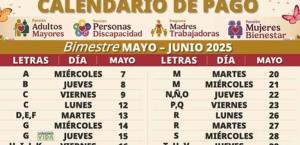Depósitos de Pensión Bienestar serán a partir de mañana 7 de mayo