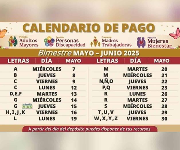Depósitos de Pensión Bienestar serán a partir de mañana 7 de mayo Depósitos de Pensión Bienestar serán a partir de mañana 7 de mayo
