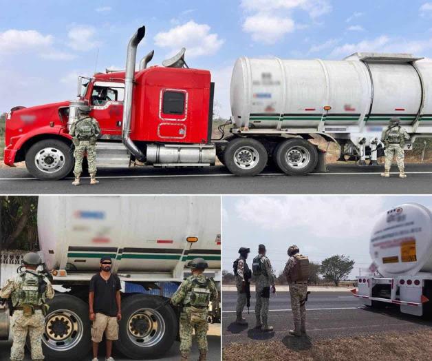 Aseguran en Altamira más de dos toneladas de desechos de aceite de petróleo Aseguran en Altamira más de dos toneladas de desechos de aceite de petróleo