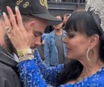 Maribel Guardia da bendición a Emiliano, hijo mayor de Pepe Aguilar