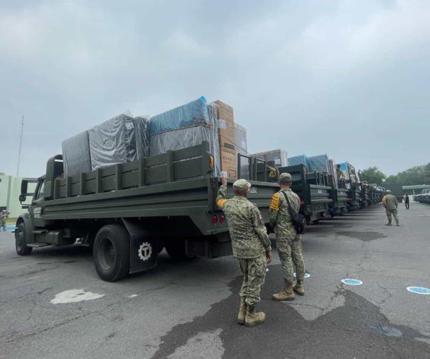 Inicia hoy Sedena entrega de enseres domésticos a familias afectadas por la inundación en Reynosa Inicia hoy Sedena entrega de enseres domésticos a familias afectadas por la inundación en Reynosa