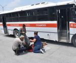 Joven resulta lesionado en Incidente en transporte público de Reynosa