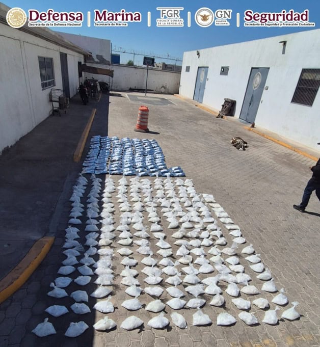 Capturan a hombre con más de 200 kilos de metanfetamina en Baja California Capturan a hombre con más de 200 kilos de metanfetamina en Baja California