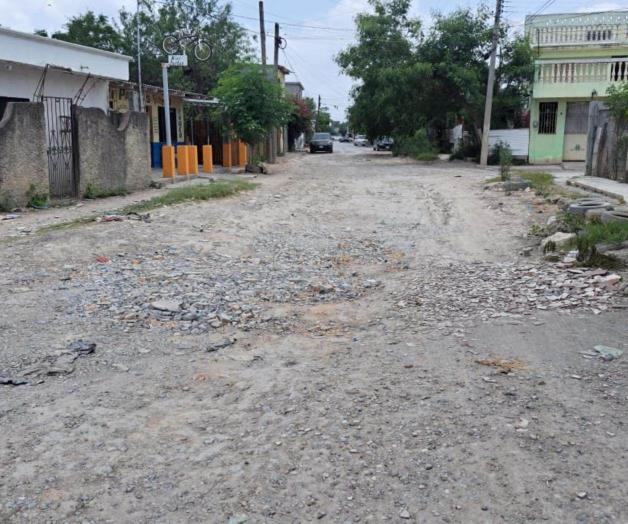 Demandan arreglo de calle en la colonia Aquiles Serdán de Reynosa Demandan arreglo de calle en la colonia Aquiles Serdán de Reynosa