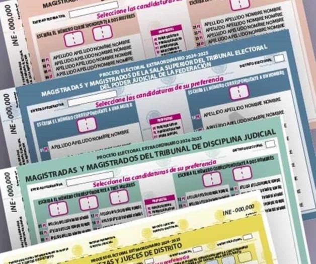 Llegan las boletas para elección judicial
