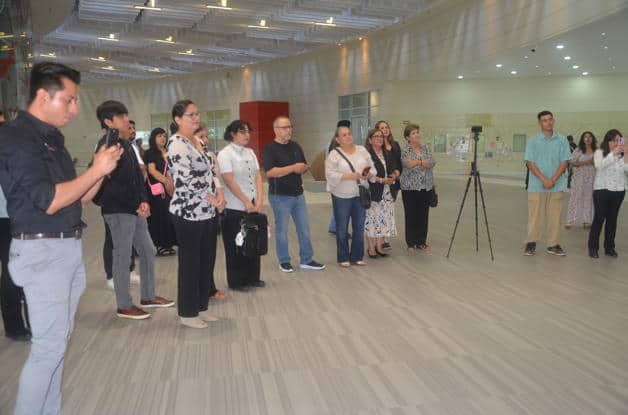 Inauguración de la instalación artística en Parque Cultural Reynosa