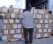 En Reynosa llegan las boletas al INE para la jornada de Renovación del Poder Judicial.