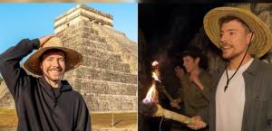 MrBeast se sorprende al explorar Calakmul, zona de Campeche