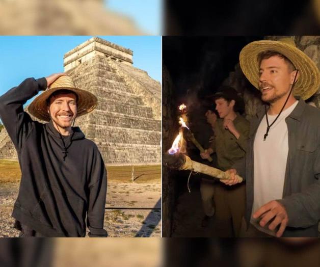 MrBeast se sorprende al explorar Calakmul, zona de Campeche MrBeast se sorprende al explorar Calakmul, zona de Campeche