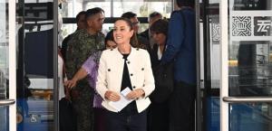 Claudia Sheinbaum pone en marcha pruebas del Trolebús Chalco-Santa Marta